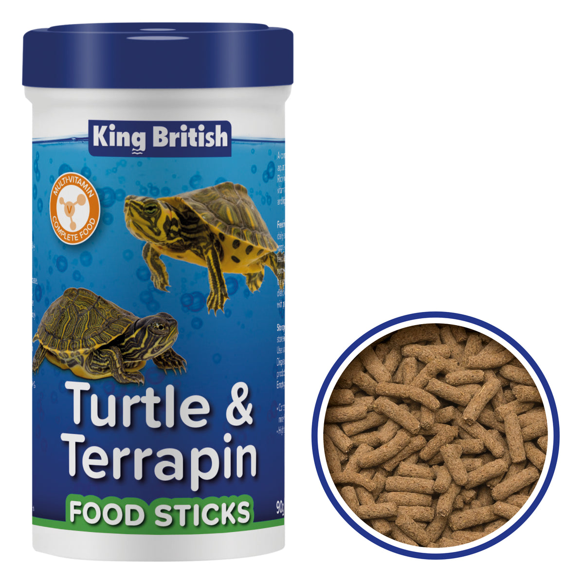 King British Turtle Food Sticks pack