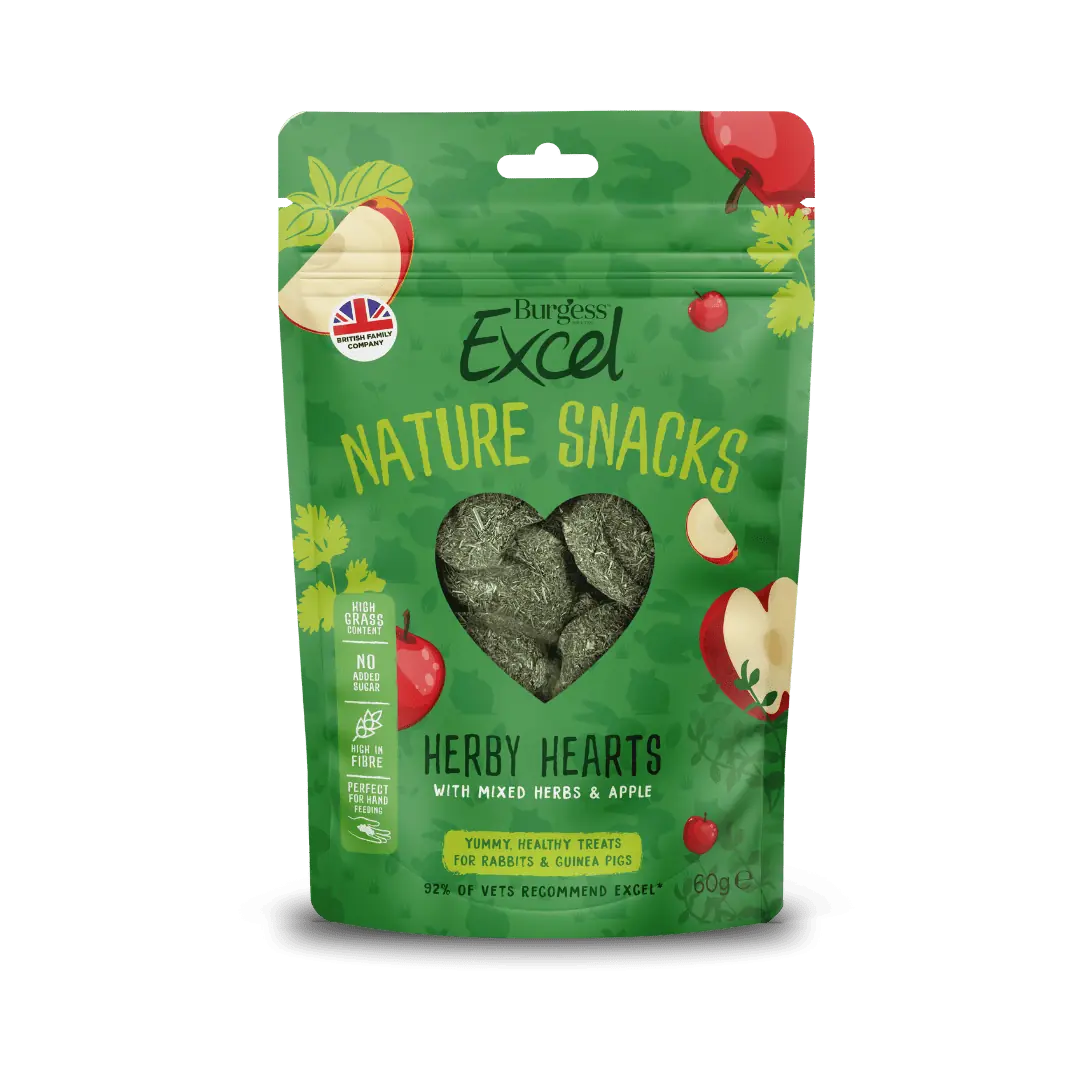 Burgess Excel Nature Snack Herby Hearts