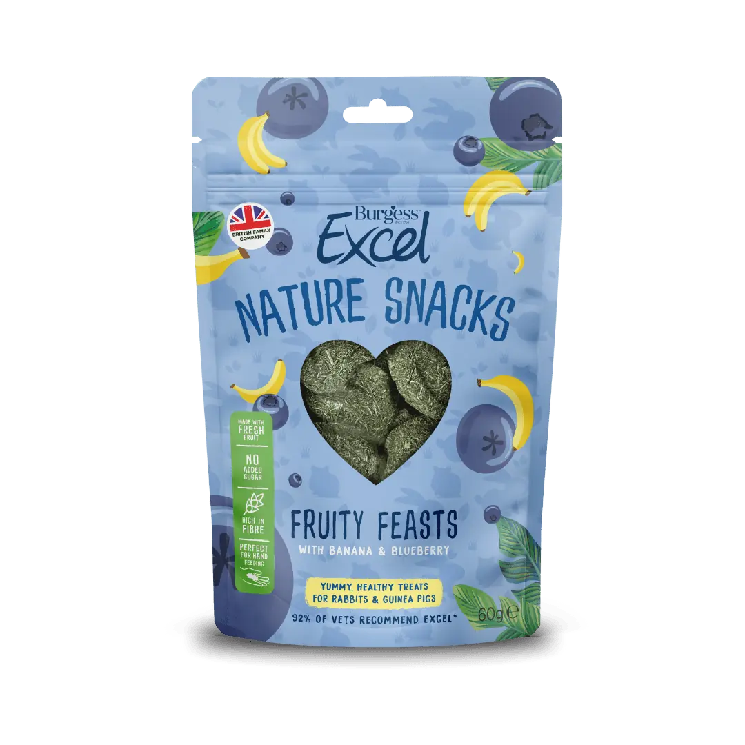 Burgess Excel Nature Snacks Fruity Feast