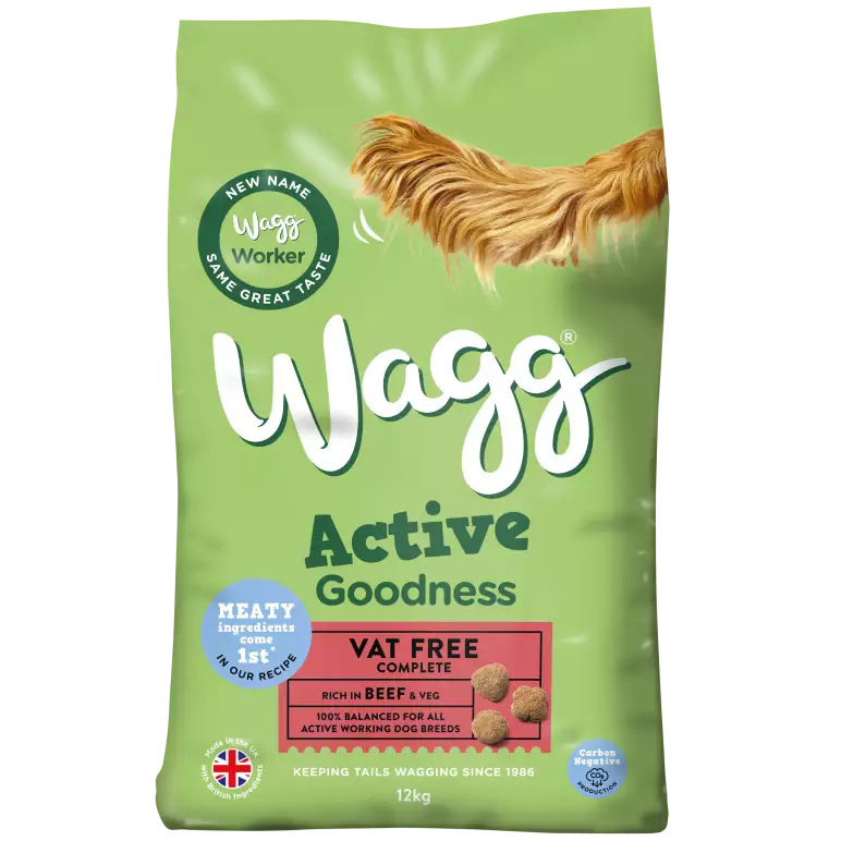 Wagg Active Goodness Dog Food with Beef & Veg