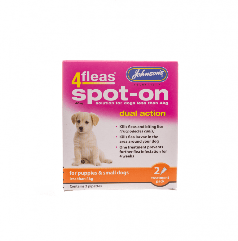 Johnson's 4fleas Spot On Puppy Under 4kg