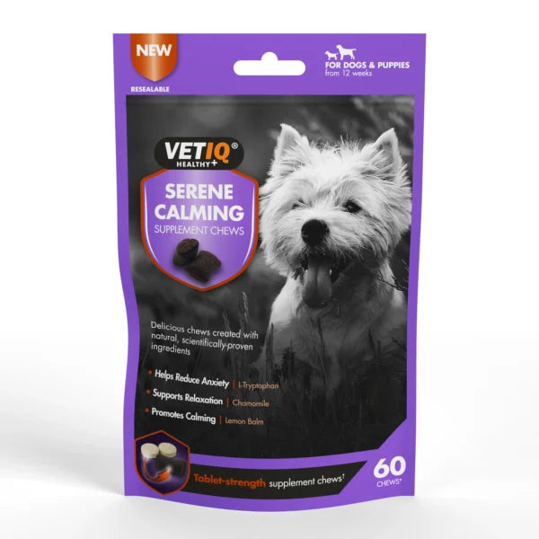 VETIQ Serene Calming Supplement Chews pack, 230g