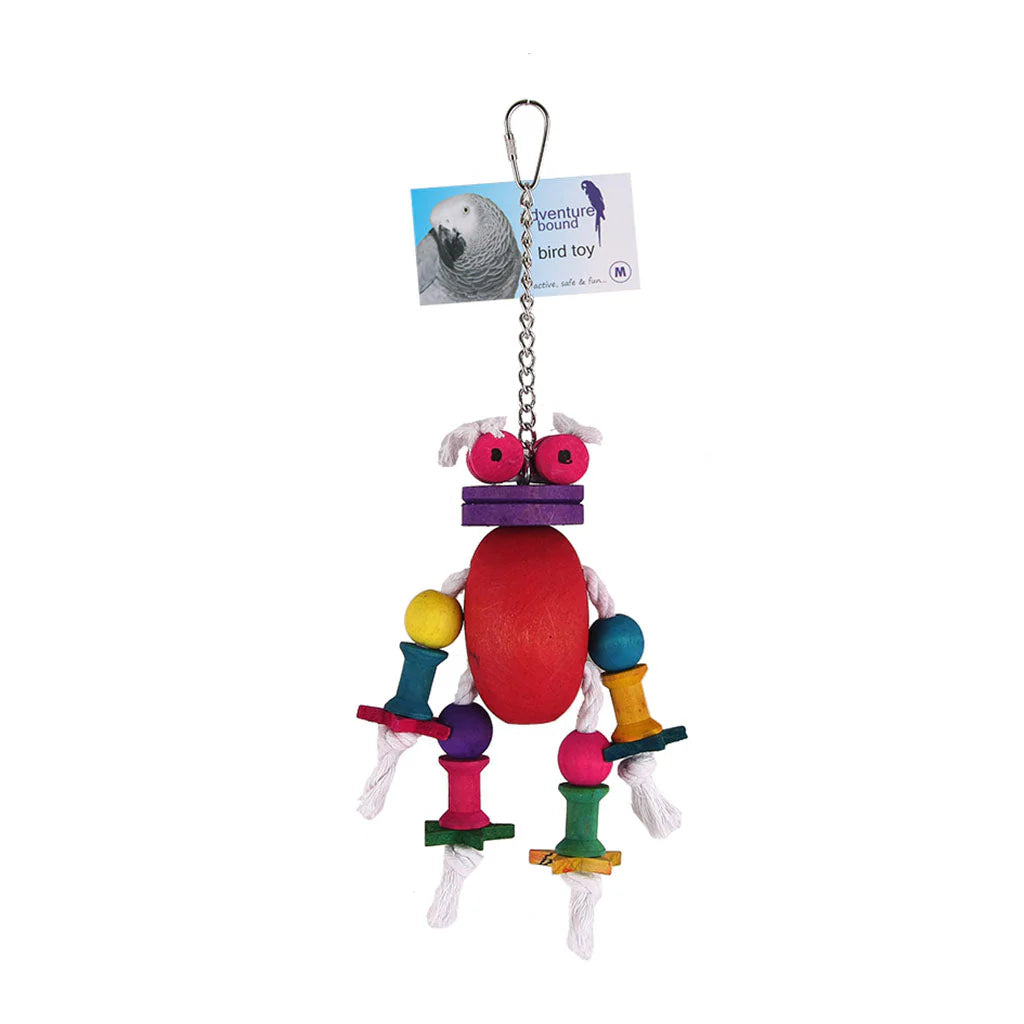 Adventure Bound Wooden Frog Bird Toy