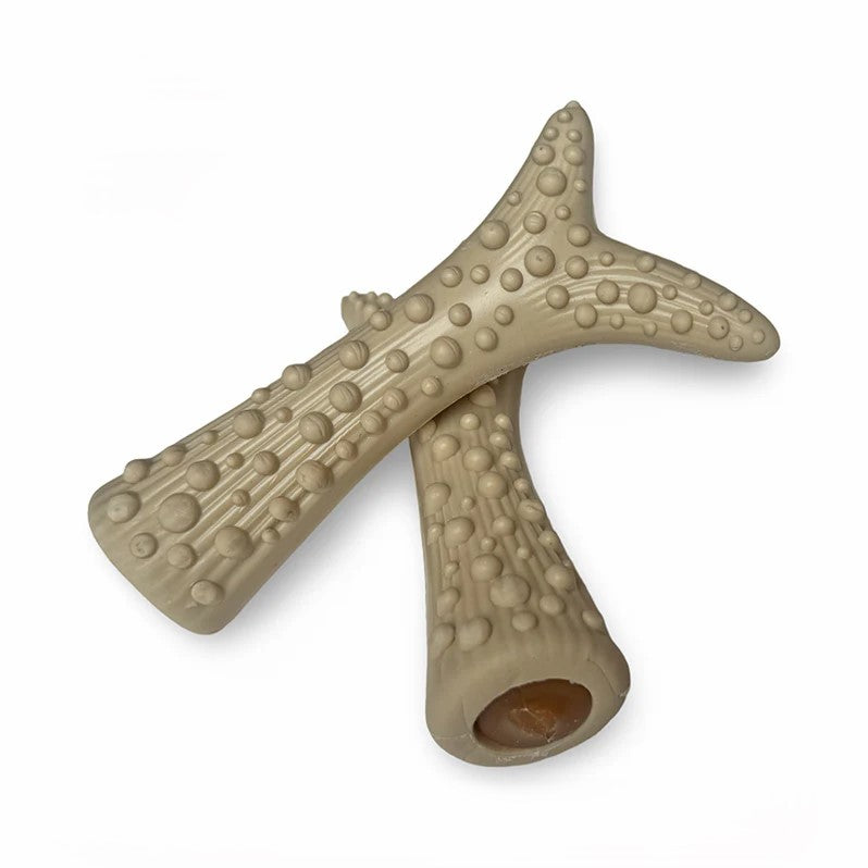 Maks Patch Veggie Dog Treats Peanut Butter Filled Antlers