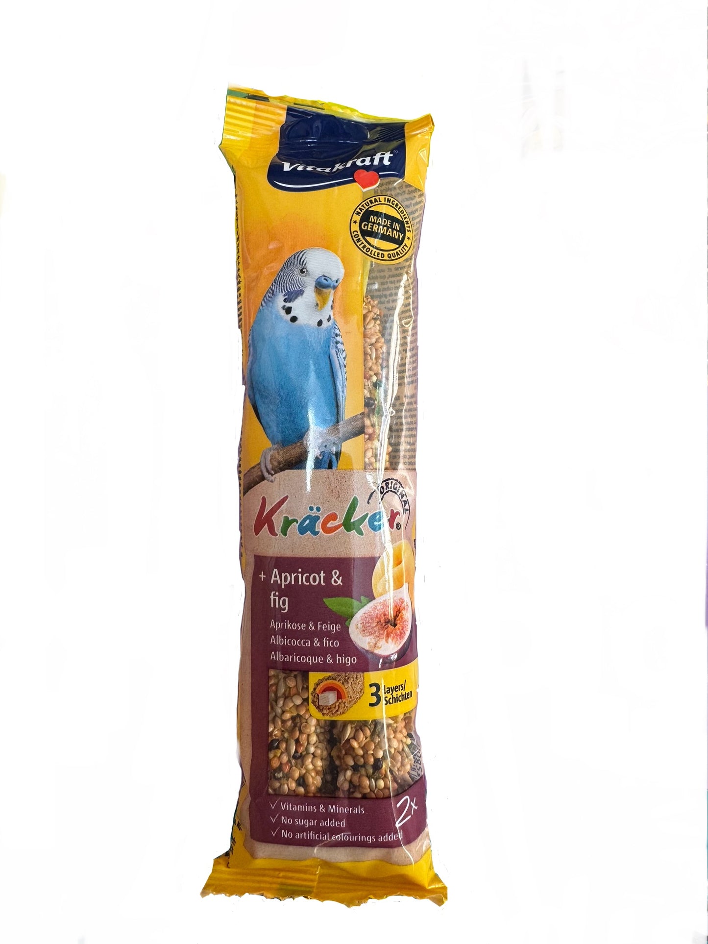 Vitakraft Kracker Apricot And Fig Budgie Treat