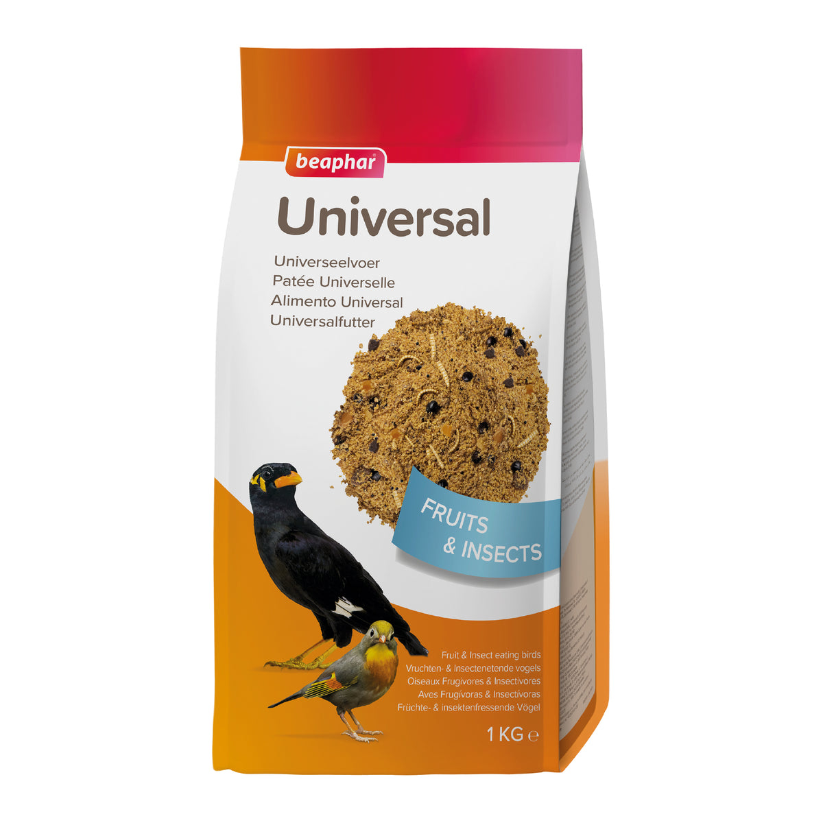 Beaphar Universal Food for Softbill Birds 1kg pack