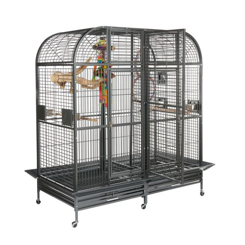 Rainforest Castello II large parrot cage - second angle