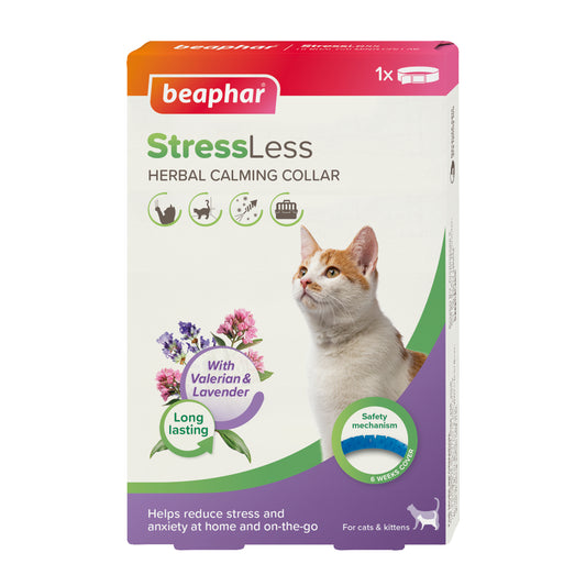 Beaphar StressLess Herbal Calming Collar for cats, 35cm