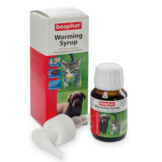 Beaphar Worming Syrup For Puppy And Kittens