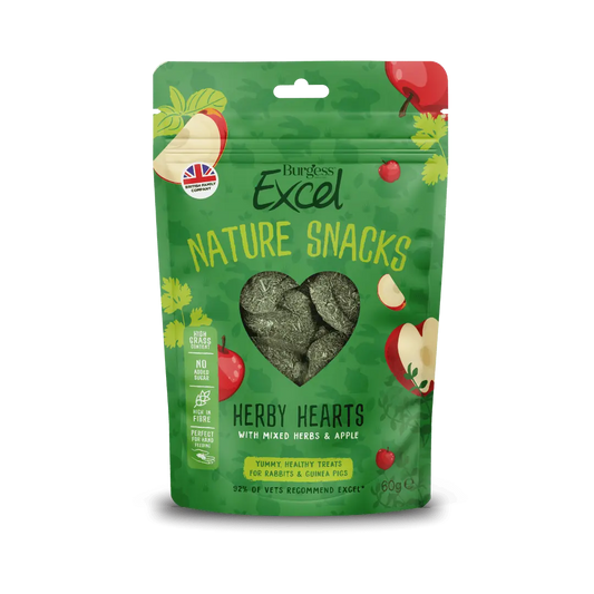 Burgess Excel Nature Snack Herby Hearts