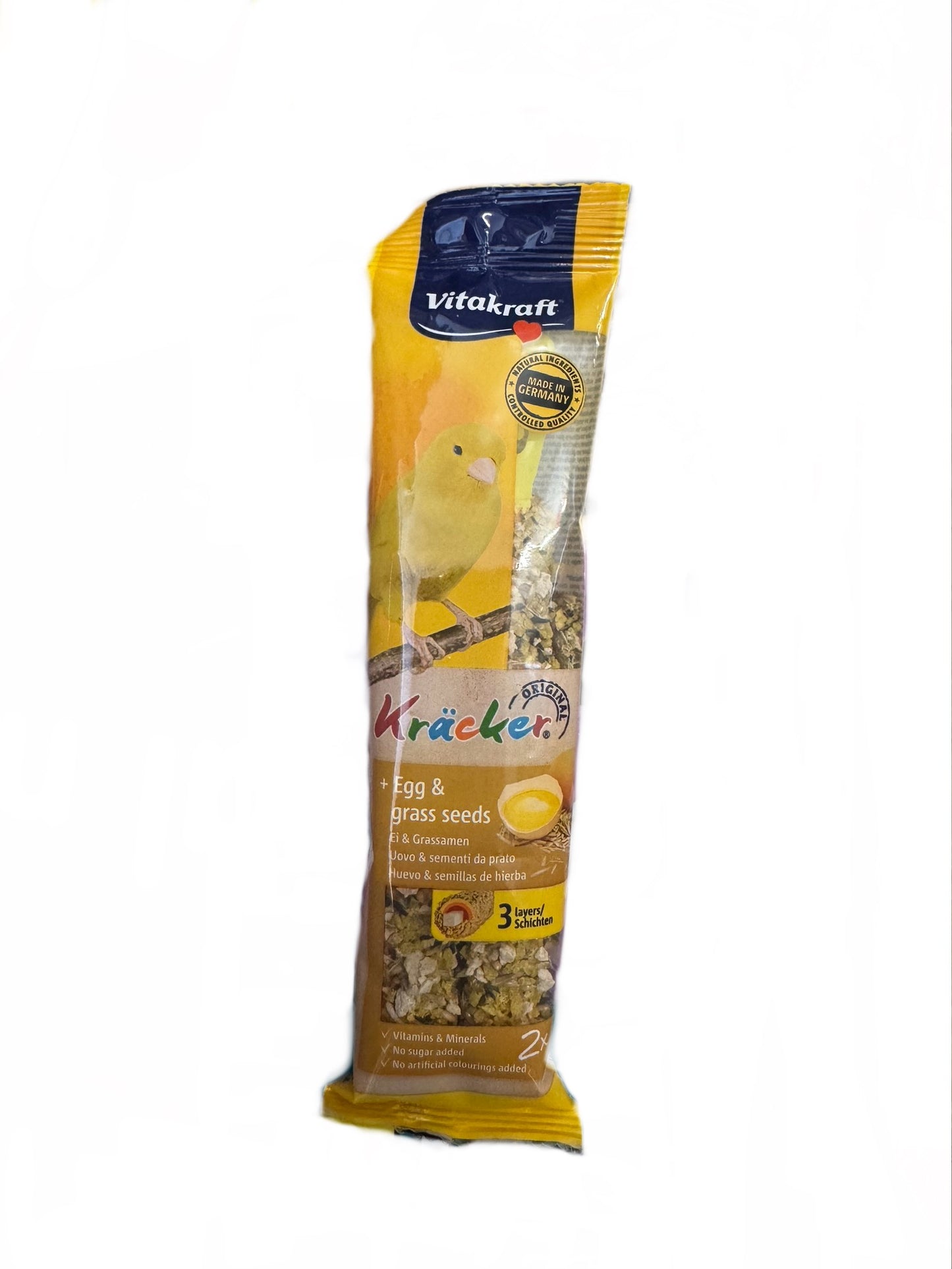 Vitakraft Kracker Egg And Grass Seed Canary Treats