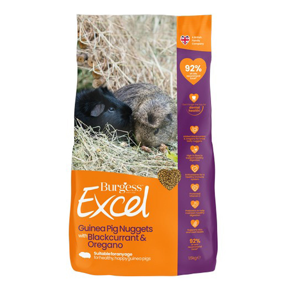 Excel Adult Guinea Pig Nuggets Blackcurrant & Oregano