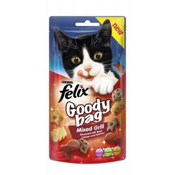 Felix Goody Bag Mixed Grill cat treats 60g bag