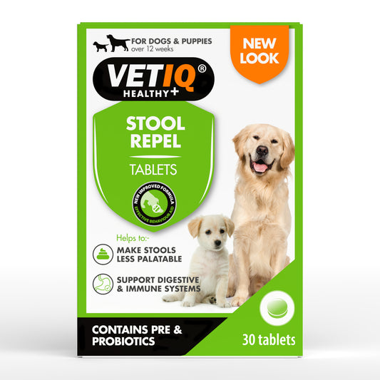 VETIQ Stool Repel Tablets 30 pack front