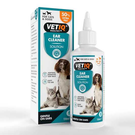 VETIQ Ear Cleaner Solution 150ml carton front