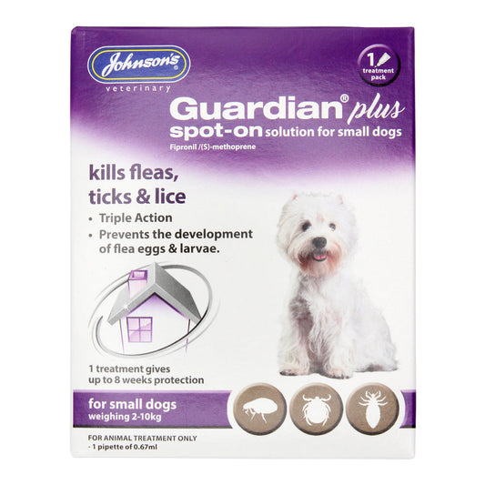Johnson's Guardian Plus Spot On Small Dog 2kg-10kg