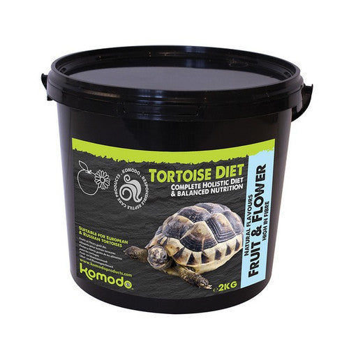 Komodo Tortoise Diet Fruit and Flower flavour packaging