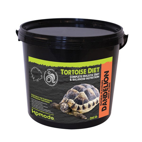 Komodo Tortoise Diet Dandelion flavour packaging