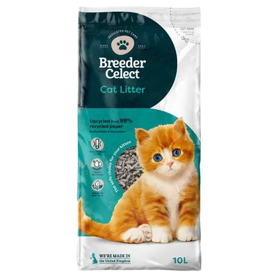 Breeder Celect Recycled Paper Cat Litter