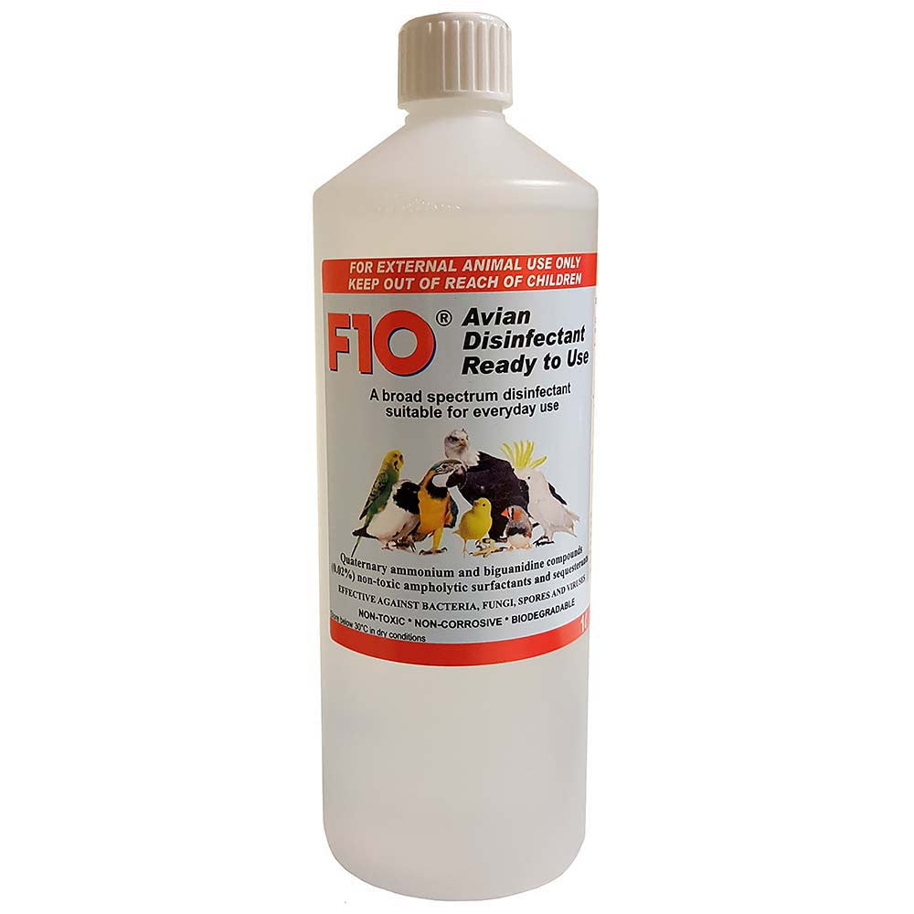 F10 Avian Disinfectant Ready to Use Refill 1 Litre