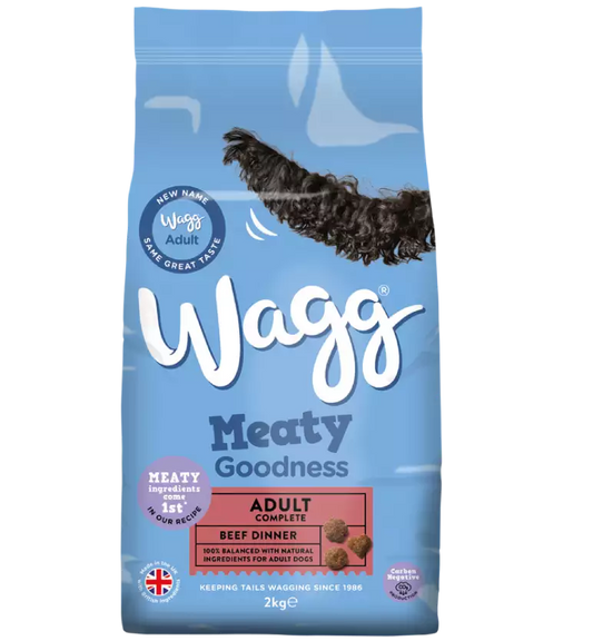Wagg Meaty Goodness Adult Dog Food with Beef, Veg & Gravy