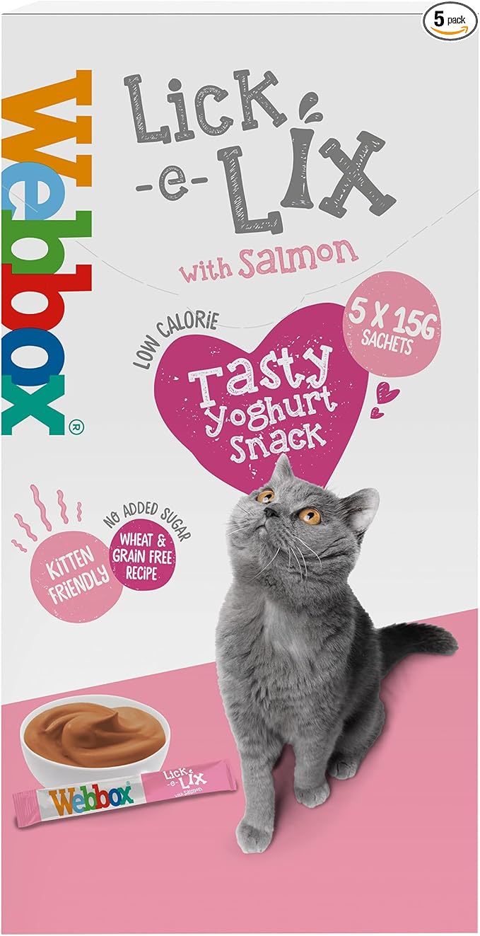 Webbox Lick-e-Lix Salmon Cat Treats 75g