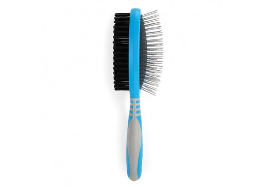 Ancol Ergo Double Sided Brush - Dog Grooming & Coat Conditioning Brush