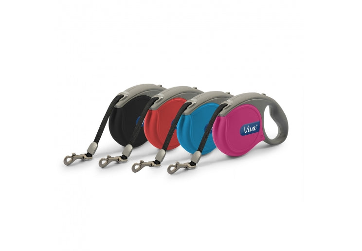 Ancol Viva Retractable 5m Leads