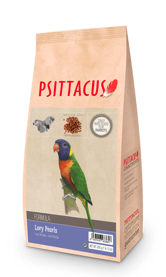 Psittacus Lory Pearls 800g bag
