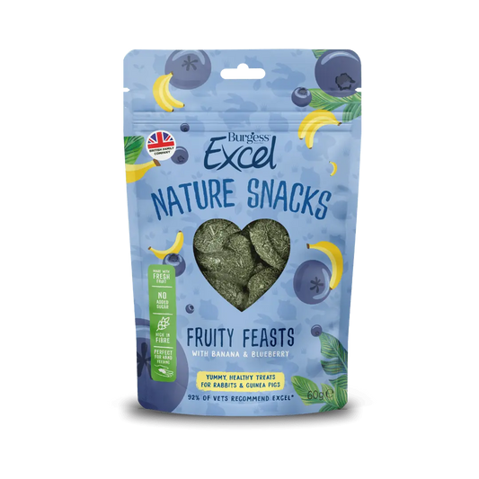 Burgess Excel Nature Snacks Fruity Feast