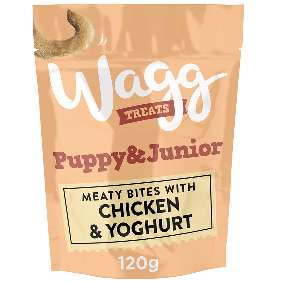 Wagg Puppy & Junior Treats with Chicken & Yoghurt pack