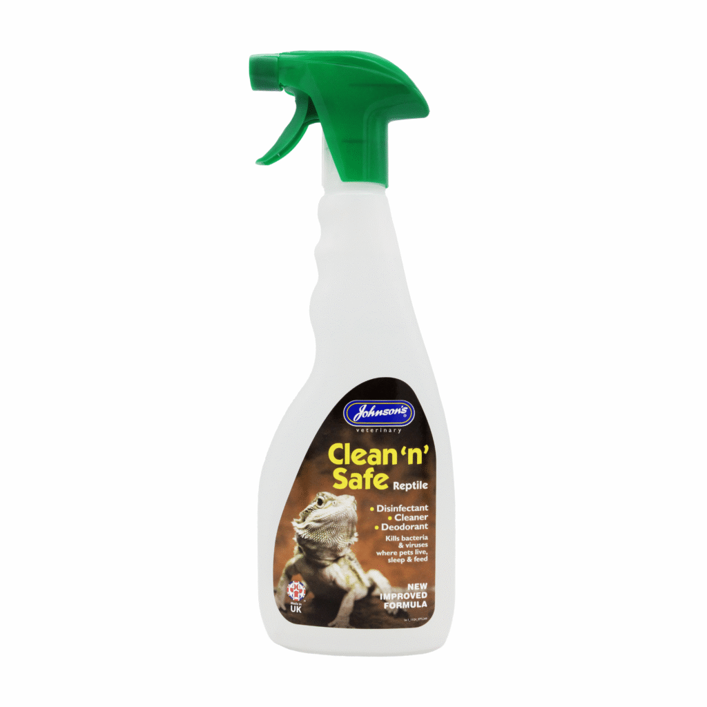 Johnson's Clean 'n' Safe Reptile Disinfectant bottle