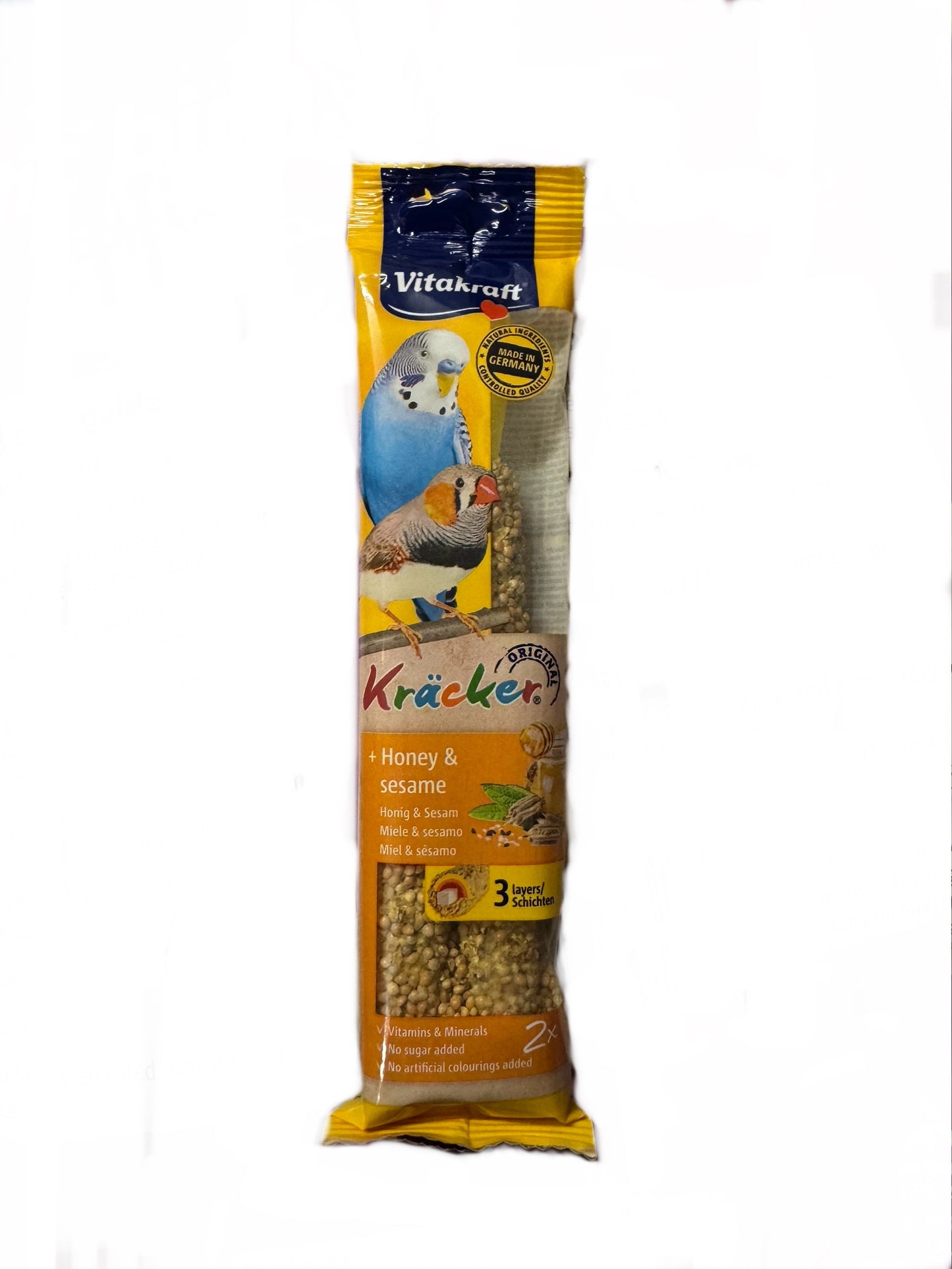 Vitakraft Kracker Honey & Sesame Seed Budgie Treat