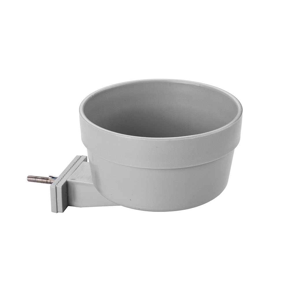 Large Easy Lock bird cage bowl, 12.5cm wide.