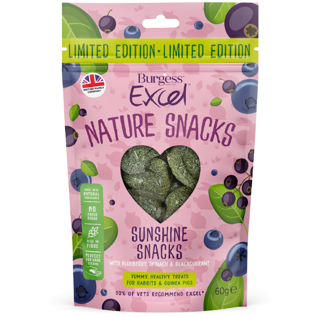 Burgess Excel Nature Snacks Sunshine Snacks pack shot