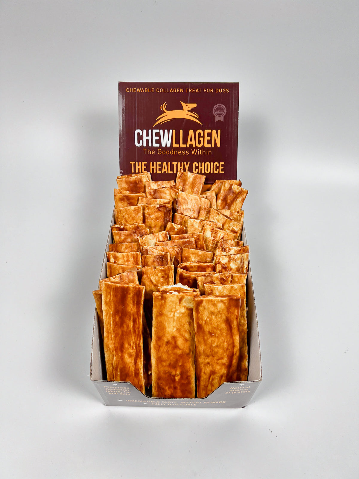 Chewllagen Chicken Chips collagen dog treats