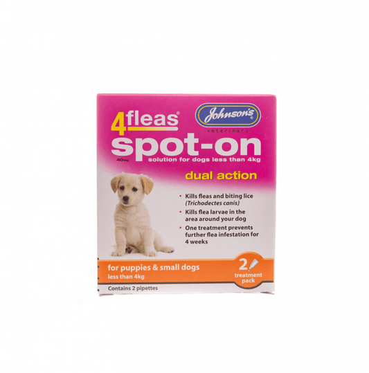 Johnson's 4fleas Spot On Puppy Under 4kg
