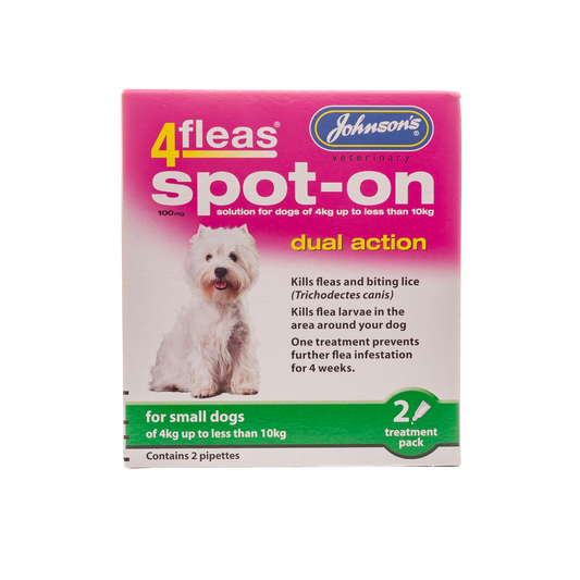 Johnson's 4fleas Spot On Small Dog 4kg-10kg