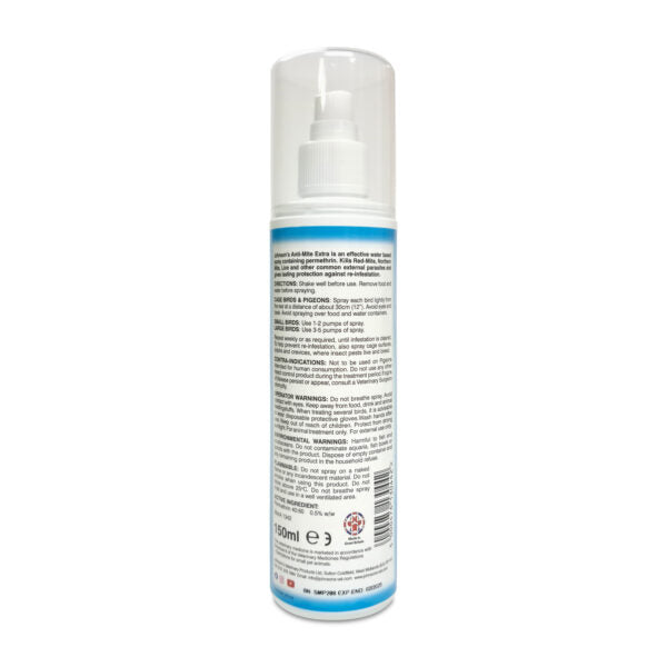 Johnson's Anti-Mite Extra Spray alternate angle