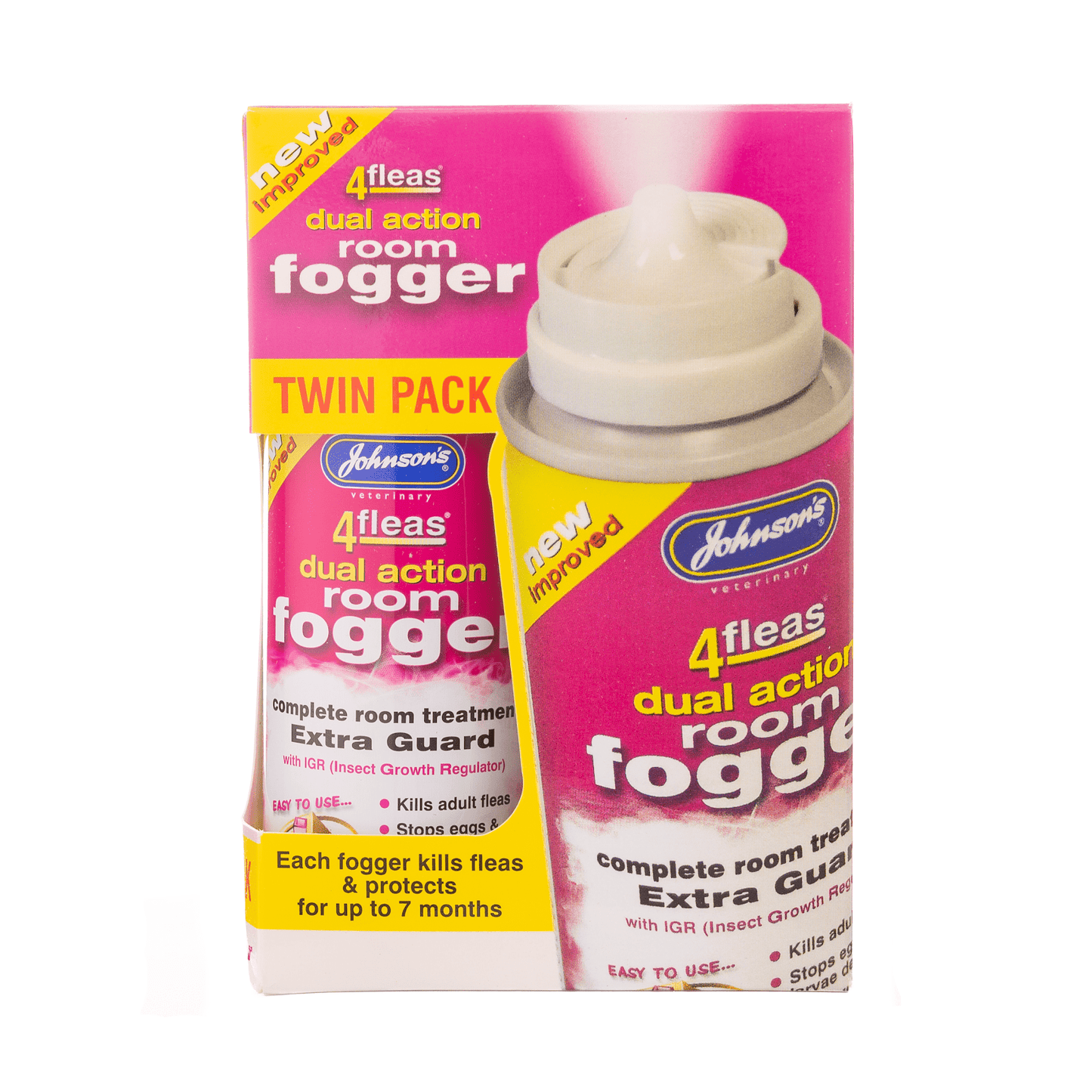 Johnson's 4fleas Room Fogger (Twin Pack)