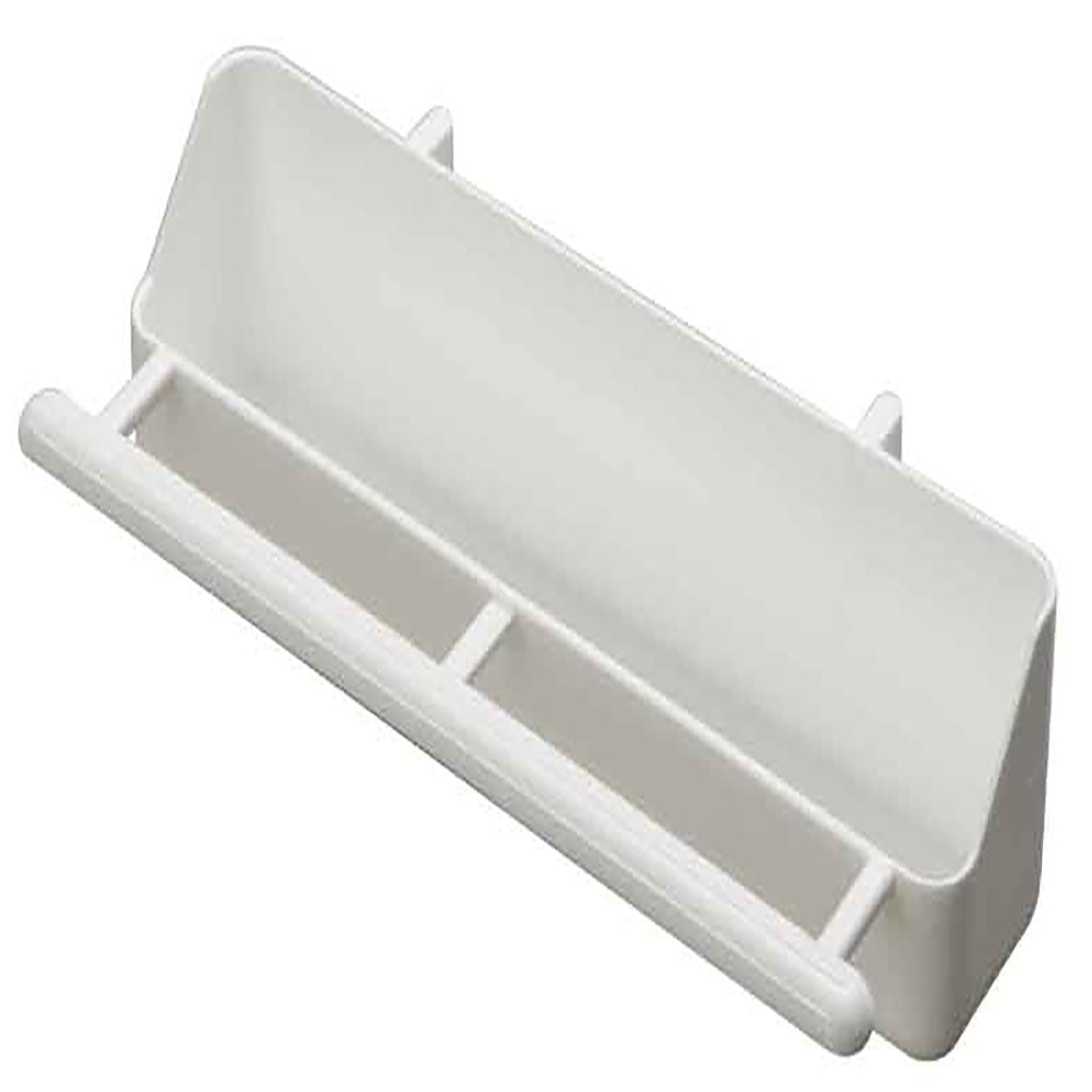 Long double bird feeder, 20.5cm, with two feeding sections side by side.