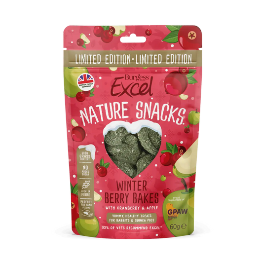 Burgess Excel Nature Snacks Winter Berry Bakes