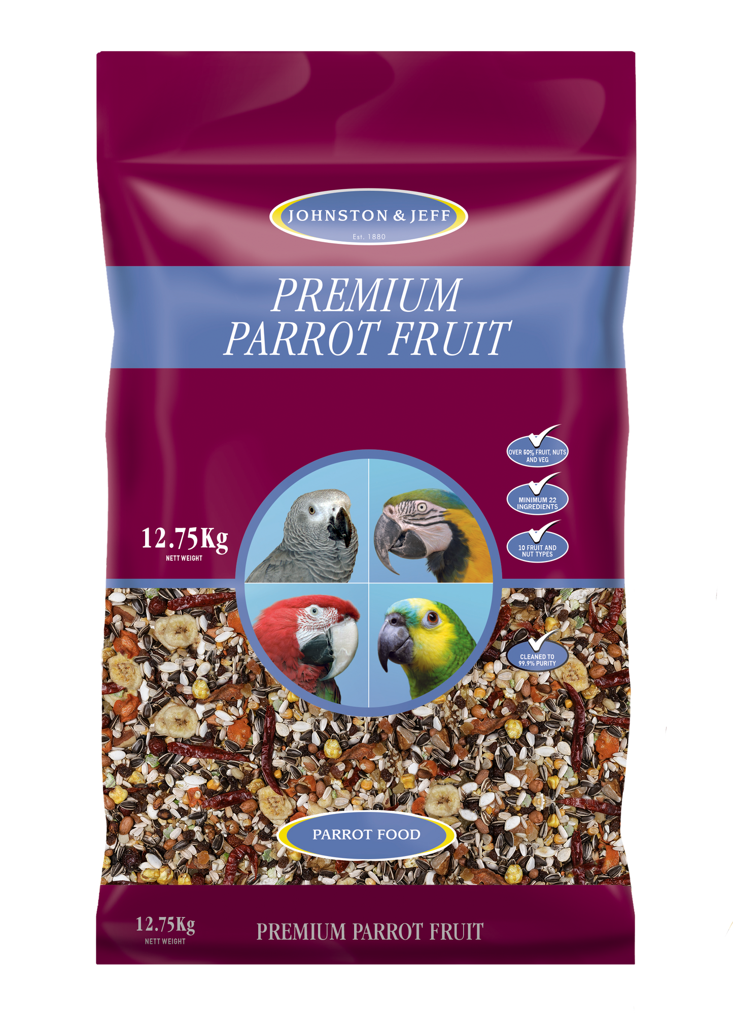 Johnston & Jeff Premium Parrot Fruit