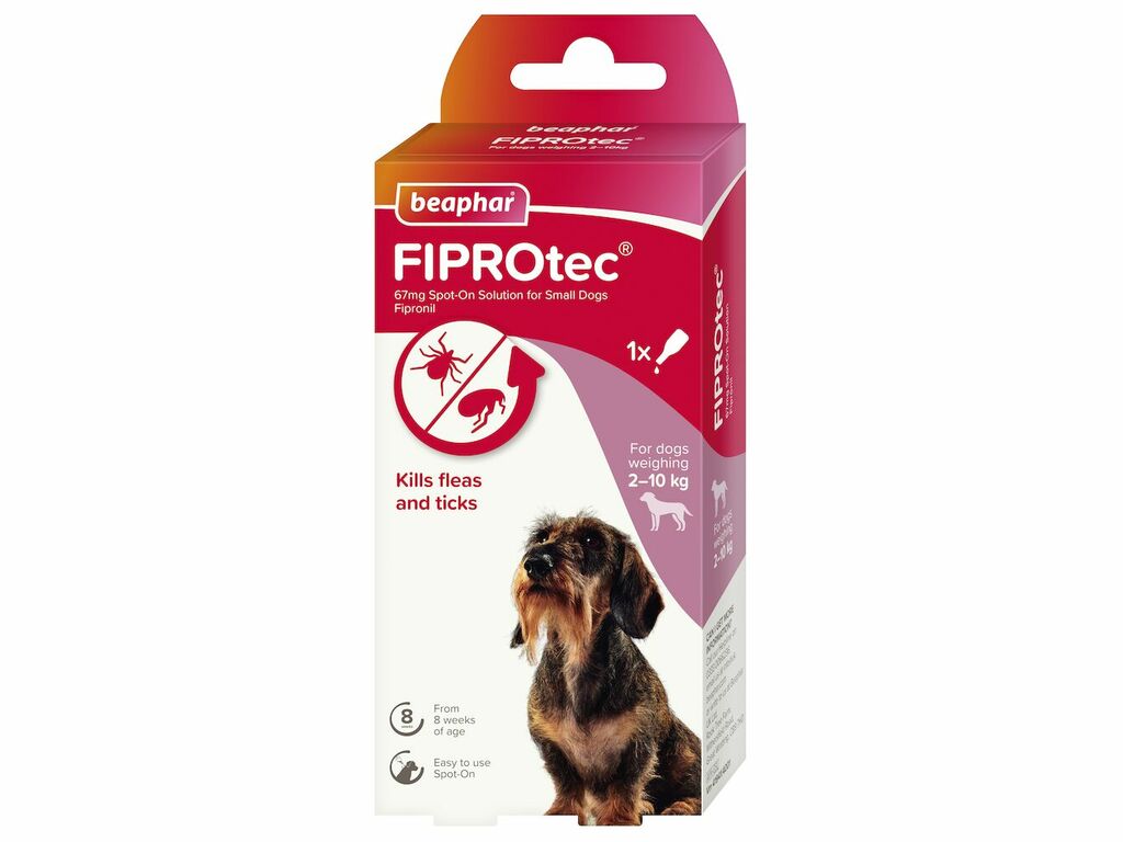 Beaphar FIPROtec® Spot-On for Small Dogs 2-10kg
