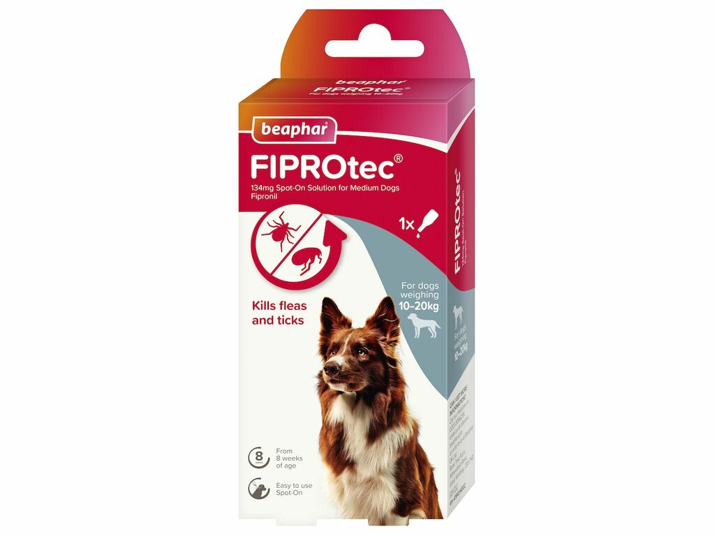 Beaphar FIPROtec® Spot-On for Medium Dogs 10-20kg