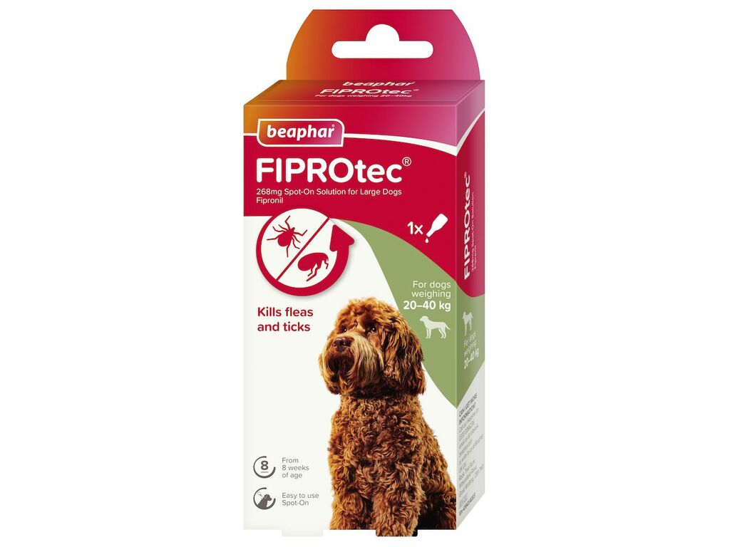 Beaphar FIPROtec® Spot-On for Large Dogs 20-40kg