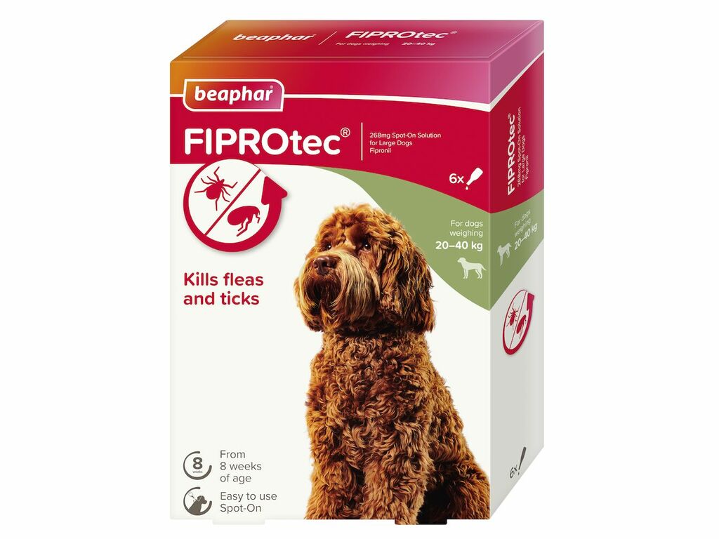 Beaphar FIPROtec® Spot-On for Large Dogs 20-40kg