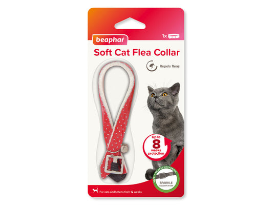 Beaphar Soft Sparkle Repellent Flea Collar for Cats