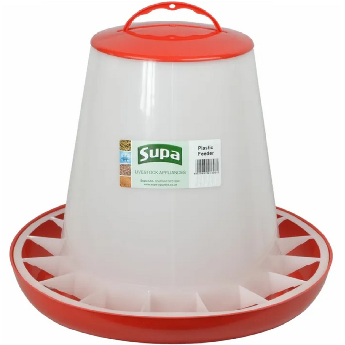 Supa Poultry Feeder - 1kg, 3kg and 6kg sizes
