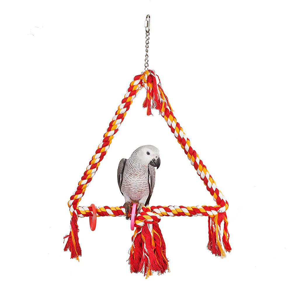 Adventure Bound Rope Triangle Bird Swing